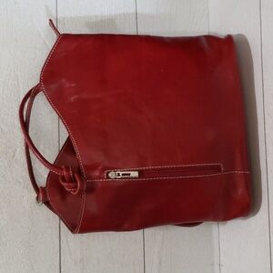 Florence red convertible shoulder/backpack bag